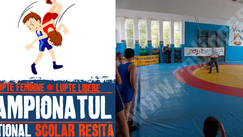 La Reșița au loc, în premieră, finalele Campionatului Școlar Național de lupte libere și lupte feminine