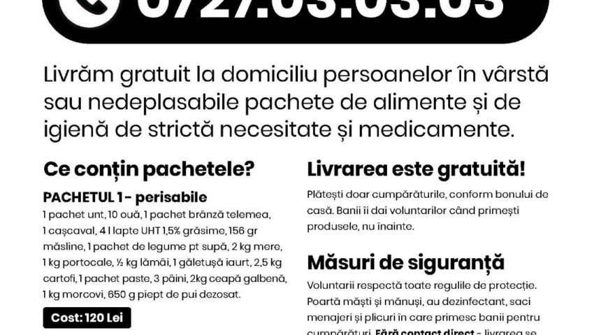 Cumpărături la ușa ta în județul Caraș-Severin, fără să părăseşti siguranța propriului domiciliu