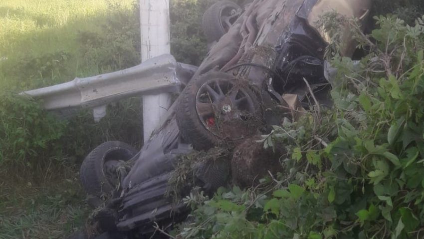 [FOTO/ VIDEO] Accident mortal la ieşirea din Bocşa către Berzovia