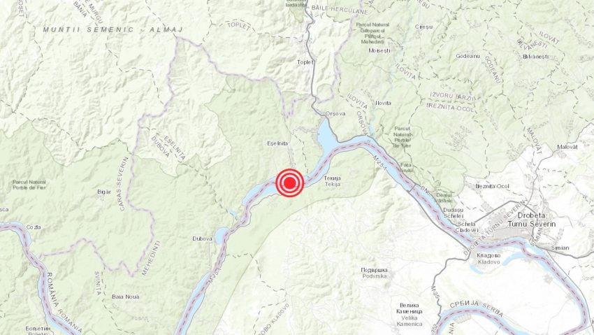 Cutremur resimţit şi la Reşiţa