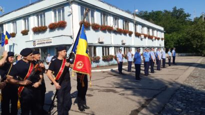 [FOTO] REŞIŢA: Ziua Drapelului Naţional, marcată printr-o ceremonie restrânsă, fără public