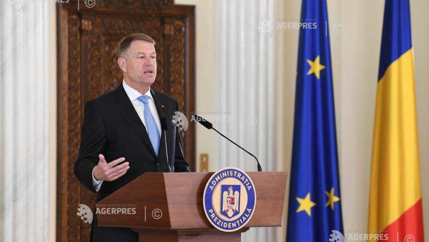 Preşedintele Klaus Iohannis, declaraţie de presă în contextul inundaţiilor din România