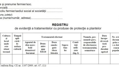 [AUDIO] DAJ Caraş-Severin: Registrul de evidenţă al tratamentelor culturilor, obligatoriu de anul acesta