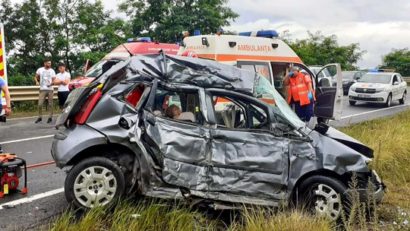 [FOTO]- Duminică neagră pe şoselele din vestul ţării. Doi morţi la Vărădia de Mureş!