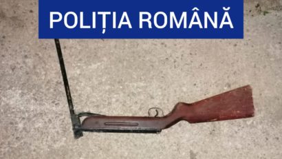 Armă cu aer comprimat deținută ilegal, ridicată de polițiștii din Caransebeş