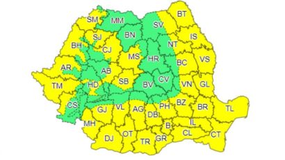 ANM a emis un Cod galben de caniculă. Temperaturile maxime ajung la 37 de grade Celsius