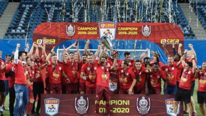 CFR Cluj, la al treilea titlu consecutiv de campioană a României la fotbal