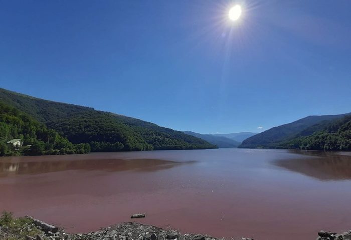 Canicula „înfloreşte” apa într-un lac din Caraş-Severin. Fenomen rar întâlnit din cauza căldurilor excesive