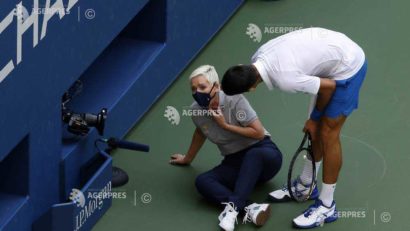 [VIDEO] Novak Djokovic, descalificat de la US Open 2020 după ce a lovit, involuntar, o arbitră