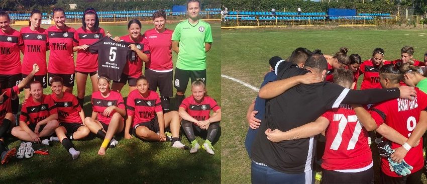 [AUDIO] 3 puncte valoroase au fost obținute de ACS Banat Girls Reșița, în Liga I de fotbal feminin