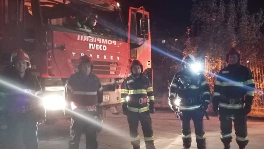 Incendiu la Ciclova Montană – foc stins în câteva minute datorită unui pompier în timpul liber