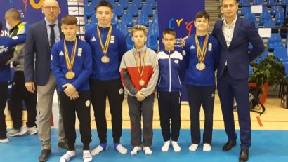 [FOTO-AUDIO] Gimnaştii reşiţeni, fruntaşi la Naţionalele de la Ploieşti! Sportivii de la CSS şi CSM Reşiţa au adus acasă 22 de medalii