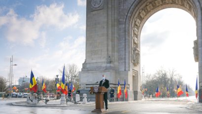 Discursul Preşedintelui României, Klaus Iohannis, susţinut în cadrul ceremoniei organizate cu ocazia Zilei Naţionale a României