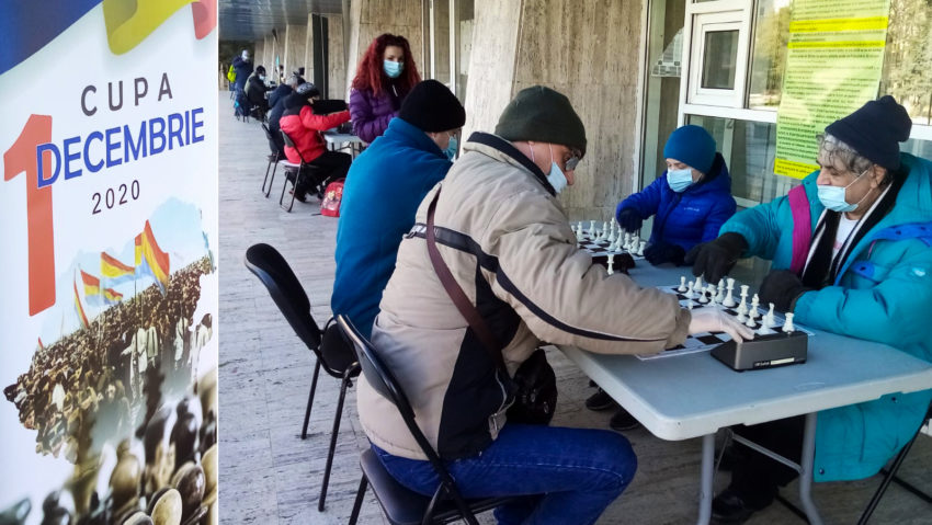 [FOTO-VIDEO] Ziua Naţională, sărbătorită în Reşiţa la tabla de şah! 16 jucători au participat la Cupa 1 Decembrie