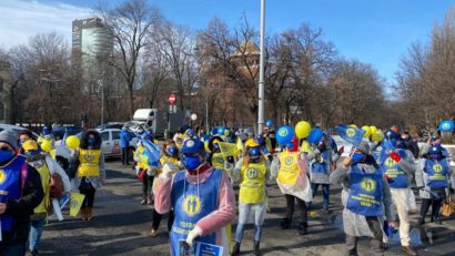 Cadrele medicale de la Solidaritatea Sanitară trag un nou semnal de alarmă în stradă!