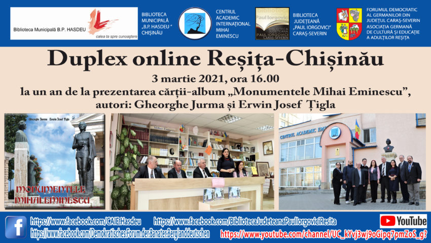 Duplex online Reşiţa-Chişinău