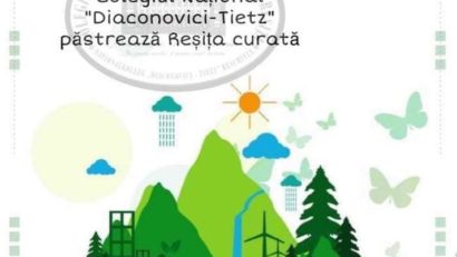 De ziua mondială a apei, Colegiul Național „Diaconovici-Tietz” păstrează Reşiţa curată