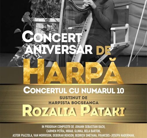 Concert de harpe la Bocşa