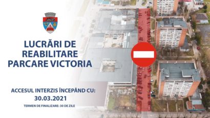 [AUDIO] Parcarea din spatele complexului Victoria, închisă pentru reabilitare