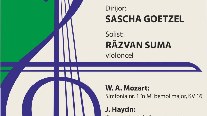 Haydn-Mozart-Beethoven, sub bagheta dirijorului vienez Sascha Goetzel, live de la Sala Radio