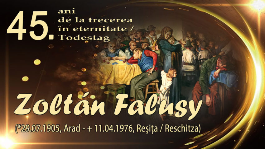 Ştampilă de o zi şi plic filatelic ocazional In Memoriam Zoltan Falusy