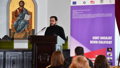 [FOTO- AUDIO] Episcopia Caransebeșului a lansat proiectul „Sunt angajat, devin calificat”