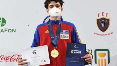 Marco Şovar, medalie de aur la Campionatele Mondiale de scrimă pentru cadeţi