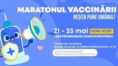 [AUDIO] Reșița pune umărul! Maratonul vaccinării împotriva COVID-19 începe în 21 mai