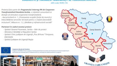 Împreună împotriva cancerului. Reşiţa va găzdui conferinţa de promovare a unui proiect medical strategic