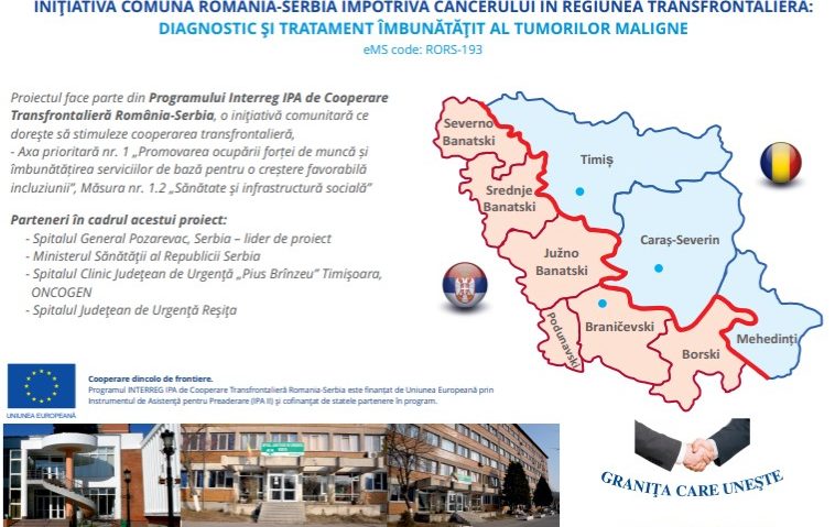 Împreună împotriva cancerului. Reşiţa va găzdui conferinţa de promovare a unui proiect medical strategic