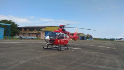 [AUDIO-FOTO] Caransebeș: Pregătire pentru deschiderea primului punct aeromedical din țară care va folosi troliul