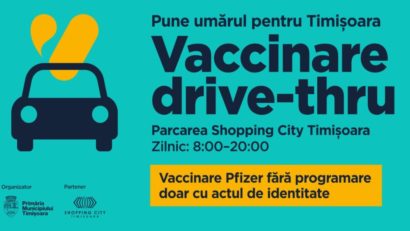 [AUDIO]Primul centru de vaccinare drive-thru din Timișoara inaugurat astăzi, în prezența ministrului Sănătății Ioana Mihăilă