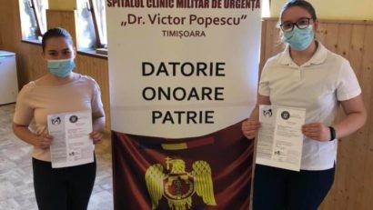 Spitalul Militar Timişoara continuă campania mobilă de vaccinare anti COVID. Astăzi sunt vaccinate persoanele din Peciu Nou și Parța