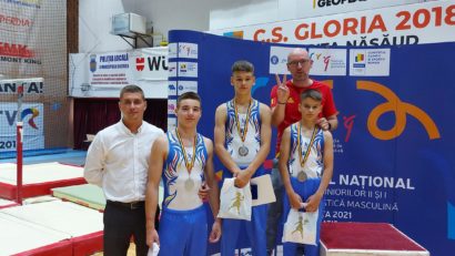 [FOTO-AUDIO] Speranţele gimnasticii reşiţene, în topul naţional! Echipa de juniori a Reşiţei e vicecampioană a ţării