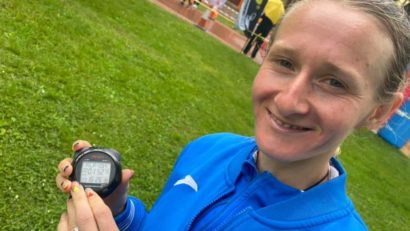 [FOTO-AUDIO] Atleta Liliana Dragomir din Caransebeș, record național la 50 km: este cel mai important rezultat al carierei de până acum