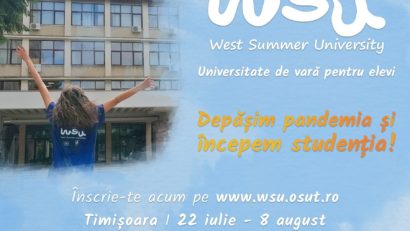 O nouă ediție a universității de vară pentru elevi, West Summer University, la UVT