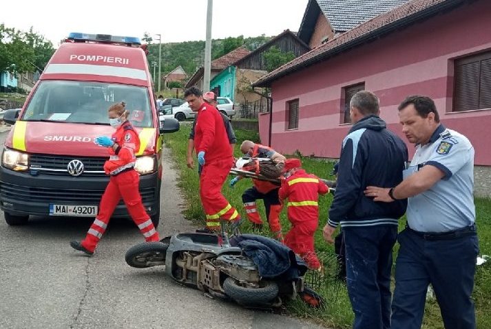 Două accidente la distanţă de câteva minute