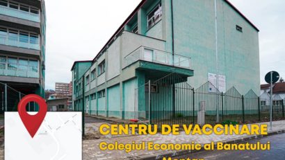 Centrul de vaccinare de la Colegiul Economic al Banatului Montan se închide