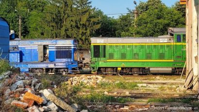 Una dintre locomotivele operabile pe Semmeringul bănăţean, a fost dusă la Timişoara pentru reparaţii