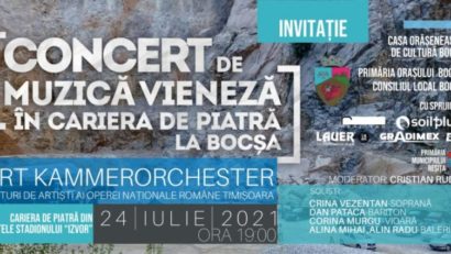 [FOTO] Eveniment cultural la Bocşa! Acordurile clasice vor răsuna din nou în cariera de piatră