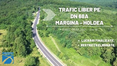 Verde şi pentru camioane pe DN68A Margina – Holdea