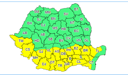 Meteorologii anunţă caniculă şi disconfort termic ridicat în vestul ţării