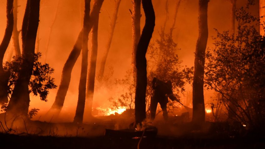 Un avion pentru stingerea incendiilor s-a prăbuşit în Grecia