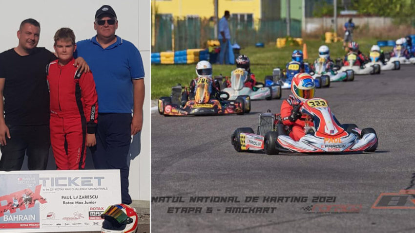 [FOTO-AUDIO] S-a încheiat sezonul de karting. Campionul Paul Lăzărescu aşteaptă cu speranţă finala mondială Rotax din Bahrain