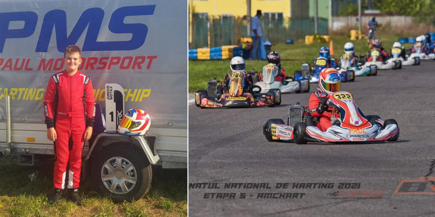 [AUDIO] Paul Lăzărescu, pe cai mici, dar puternici! Reşiţeanul şi-a trecut în palmares încă un succes în Campionatul Naţional de karting