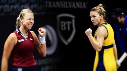 Simona Halep și Anett Kontaveit, în finala Transylvania Open