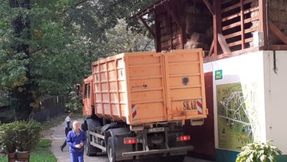 [AUDIO]Aprovizionarea pentru anotimpul rece este în toi, la Grădina Zoologică din Reşiţa