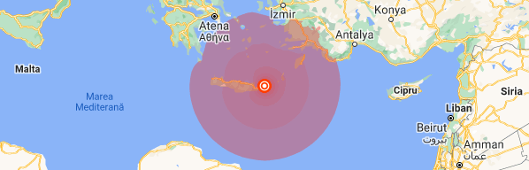 Cutremur cu magnitudinea de 6,3 în zona Insulei Creta