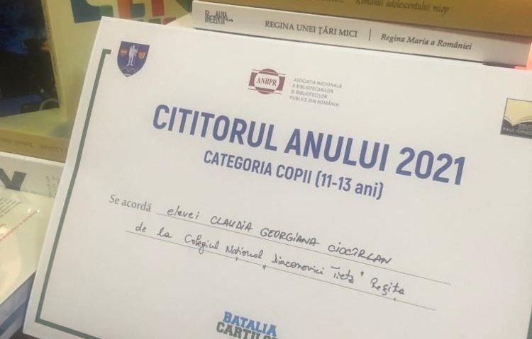 [FOTO] Elevii Colegiului Naţional „Diaconovici-Tietz” din Reşiţa au câştigat „Bătălia cărţilor” 2021