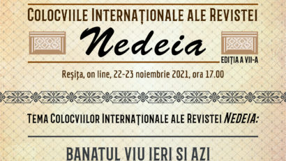 [FOTO] Colocviile Nedeia, online, astăzi şi mâine